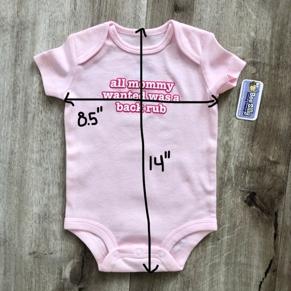 Baby, Onesie, Pink, Funny, Graphic, ONESIE, Size 3-6 MTS, New With Tags - Picture 7 of 7